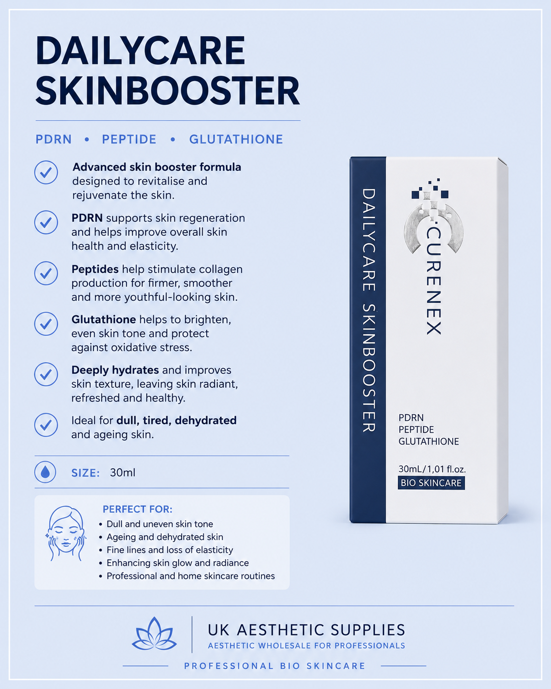 Curenex Dailycare Skinbooster Serum (30ml)
